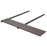 Planche de terrasse 6 pcs Marron foncé WPC 638463638463