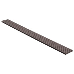Planche de terrasse 6 pcs Marron foncé WPC 638463638463
