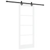 Porte coulissante ORKDAL Blanc et Noir 83 x 202 cm 638476638476