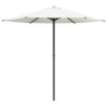 Parasol de jardin 230 x 230 cm Polyester Rectangulaire Crème 638479638479