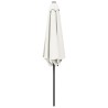 Parasol de jardin 230 x 230 cm Polyester Rectangulaire Crème 638479638479