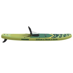 Planche de SUP avec siège 2-en-1 POSEIDON 335 x 76 x 15 cm Vert 638483638483