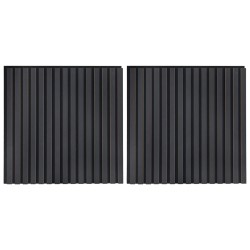 Panneaux muraux 2 pcs Anthracite 60,5 x 60 cm 638488638488