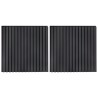 Panneaux muraux 2 pcs Anthracite 60,5 x 60 cm 638488638488
