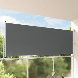 Auvent latéral 160 x 300 cm Rectangulaire Anthracite 638491638491
