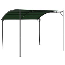 Pavillon 3 x 3 x 2,55 m Vert Acier enduit de poudre et tissu 638494638494