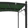 Pavillon 3 x 3 x 2,55 m Vert Acier enduit de poudre et tissu 638494638494