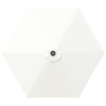 Parasol de jardin avec lumières LED et base 270 x 270 cm 638503638503