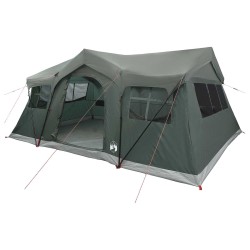 Tente familiale avec toit Vert armée 487 x 340 x 216 cm 638505638505