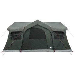 Tente familiale avec toit Vert armée 487 x 340 x 216 cm 638505638505