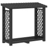 Support à bois 114 x 46 x 101 cm PP Anthracite 638511638511