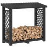 Support à bois 114 x 46 x 101 cm PP Anthracite 638511638511