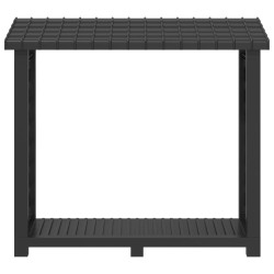 Support à bois 114 x 46 x 101 cm PP Anthracite 638511638511