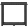 Support à bois 114 x 46 x 101 cm PP Anthracite 638511638511