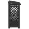 Support à bois 114 x 46 x 101 cm PP Anthracite 638511638511