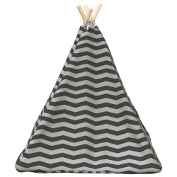Teepee pour animaux de compagnie avec coussin 60 x 60 x 70 cm 638512638512