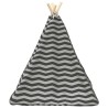 Teepee pour animaux de compagnie avec coussin 60 x 60 x 70 cm 638512638512