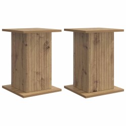 Support de Plante 2 pc Chêne artisanal 30,5 x 30 x 43 cm 638515638515