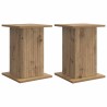 Support de Plante 2 pc Chêne artisanal 30,5 x 30 x 43 cm 638515638515