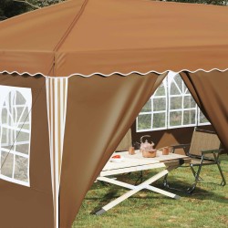 Tente de fête pop-up 575 x 288 x 245 cm Beige 638527638527