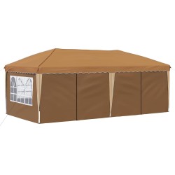 Tente de fête pop-up 575 x 288 x 245 cm Beige 638527638527