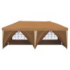 Tente de fête pop-up 575 x 288 x 245 cm Beige 638527638527