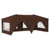 Tente de fête pop-up 575 x 288 x 245 cm Marron Tissu Oxford 638529638529