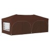 Tente de fête pop-up 575 x 288 x 245 cm Marron Tissu Oxford 638529638529