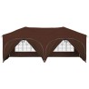 Tente de fête pop-up 575 x 288 x 245 cm Marron Tissu Oxford 638529638529