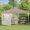 Tente de fête pop-up 288 x 288 x 245 cm Crème Tissu Oxford 638551638551