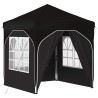 Tente de fête pop-up 192 x 192 x 245 cm Noir 638552638552