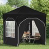 Tente de fête pop-up 192 x 192 x 245 cm Noir 638552638552