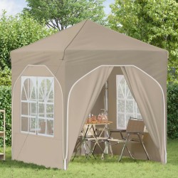Tente de fête pop-up 192 x 192 x 245 cm Crème 638554638554