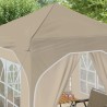 Tente de fête pop-up 192 x 192 x 245 cm Crème 638554638554