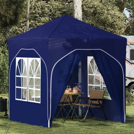 Tente de fête pop-up 192 x 192 x 245 cm Bleu 638556638556