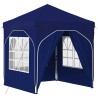 Tente de fête pop-up 192 x 192 x 245 cm Bleu 638556638556