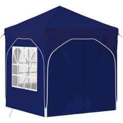 Tente de fête pop-up 192 x 192 x 245 cm Bleu 638556638556