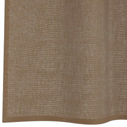 Voilages à œillets 2 pcs marron clair 140 x 225 cm 638557638557
