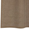 Voilages à œillets 2 pcs marron clair 140 x 225 cm 638557638557