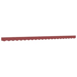 Tissu de remplacement de cantonnière d’auvent rayure bordeaux 638566638566
