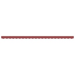 Tissu de remplacement de cantonnière d’auvent rayure bordeaux 638566638566