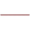 Tissu de remplacement de cantonnière d’auvent rayure bordeaux 638566638566