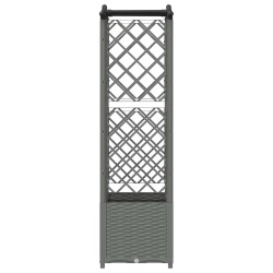 Lit Élevé avec Treillis et Toit Gris clair 122 x 40 x 138 cm PP 638578638578