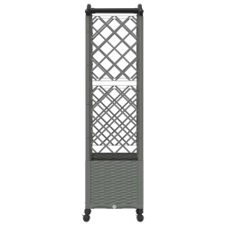 Lit Élevé avec Treillis et Toit Gris clair 122 x 40 x 144 cm PP 638579638579