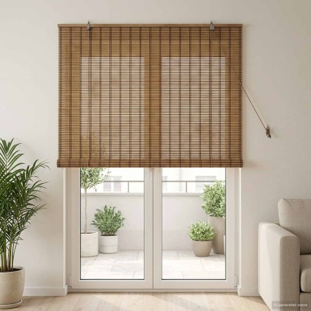 Store enrouleur Marron 130 x 220 cm Bambou 638583638583
