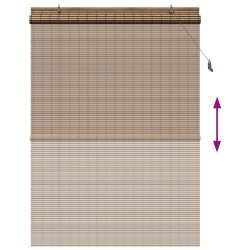 Store enrouleur Marron 130 x 220 cm Bambou 638583638583