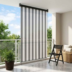 Store enrouleur Anthracite et blanc 160 x 250 cm 638586638586