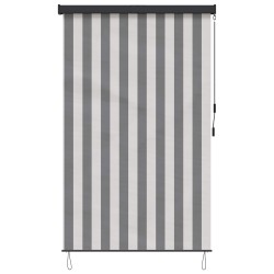 Store enrouleur Anthracite et blanc 160 x 250 cm 638586638586
