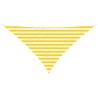Voile d'ombre Jaune et blanc 2,5 x 2,5 x 3,5 m 638594638594