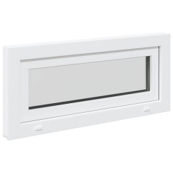 Fenêtre de sous-sol RISOR 90 x 40 cm PVC et verre Blanc 638597638597